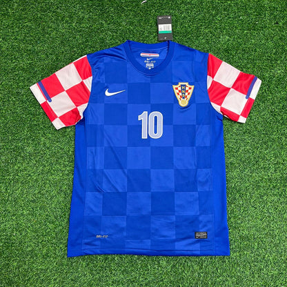 Luka Modric Croatia 2010-2012 Home Retro Football Jersey Kit