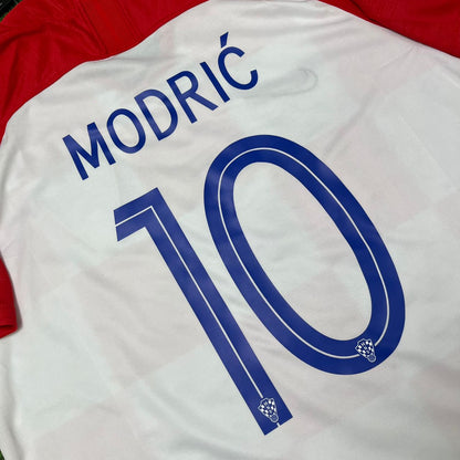 Luka Modrić Croatia 2018 World Cup Final Football Jersey