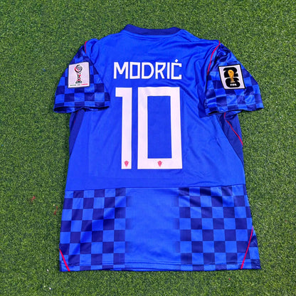 Luka Modrić Croatia 2026 World Cup Away Blue Football Jersey