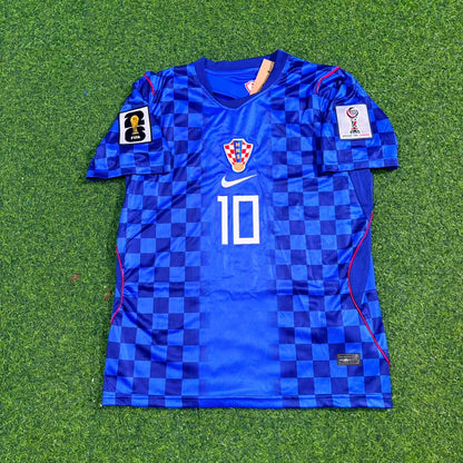 Luka Modrić Croatia 2026 World Cup Away Blue Football Jersey