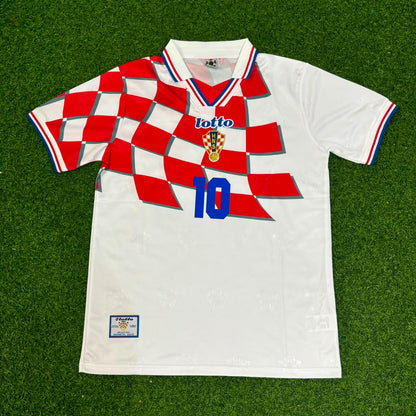 Luka Modric Croatia Retro Football Jersey Kit