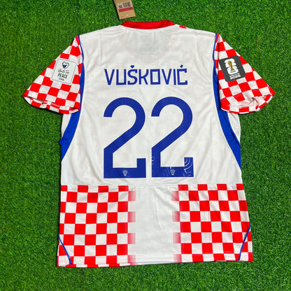 Luka Vuskovic Croatia 2026 World Cup Home Football Jersey
