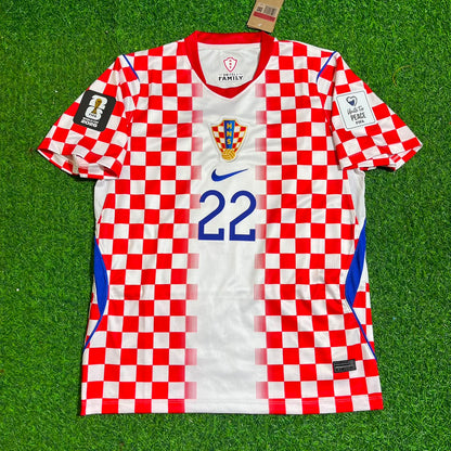 Luka Vuskovic Croatia 2026 World Cup Home Football Jersey