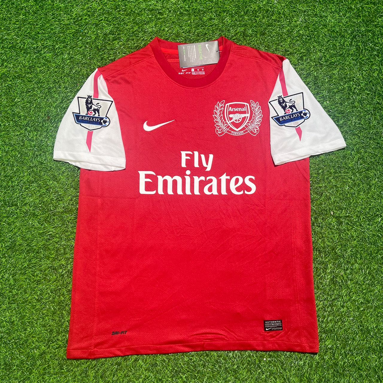 Lukas Podolski Arsenal 2011-2012 Retro Kit Jersey Trikot Maglia Soccer Shirt