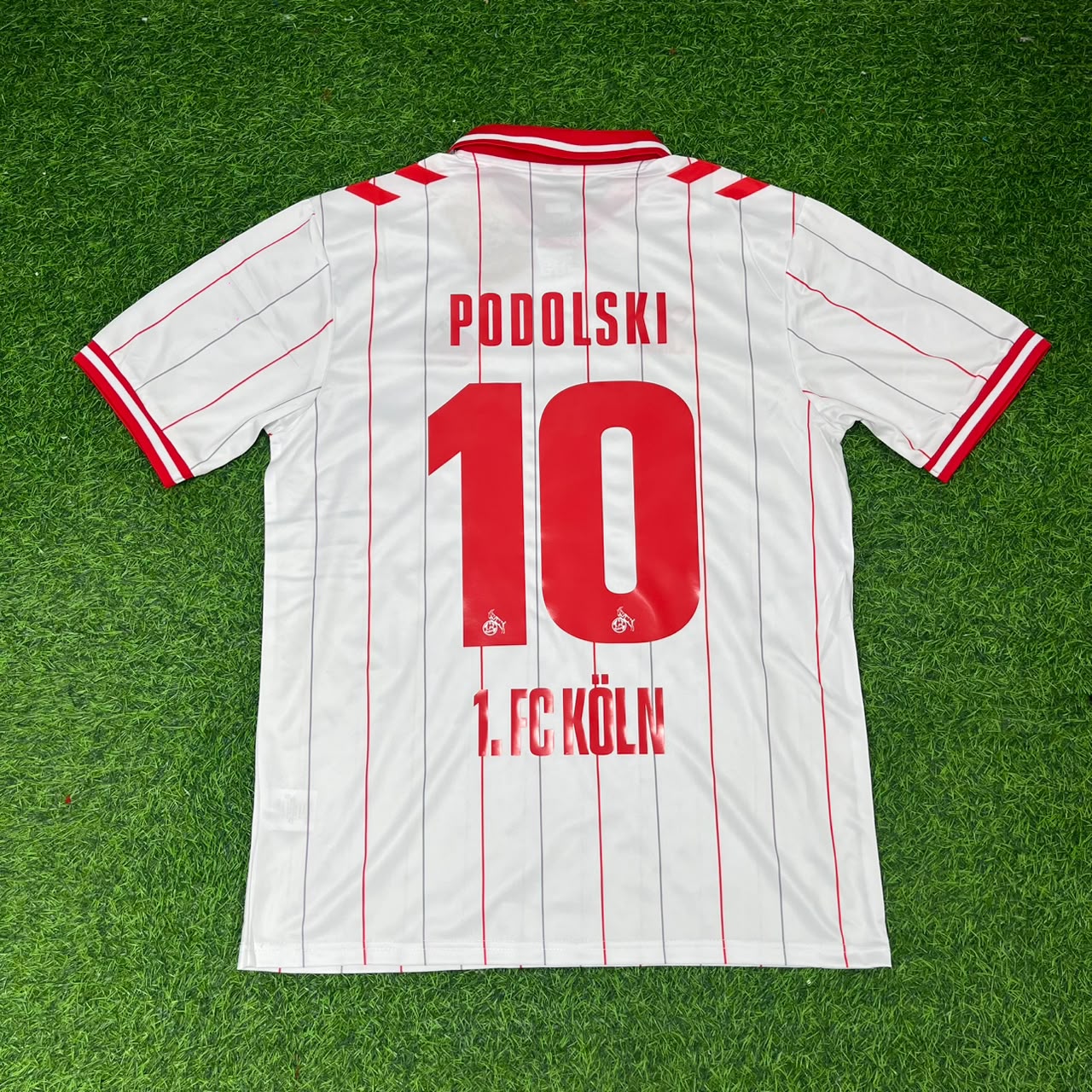Lukas Podolski FC Köln Commemorative Retro Football Jersey