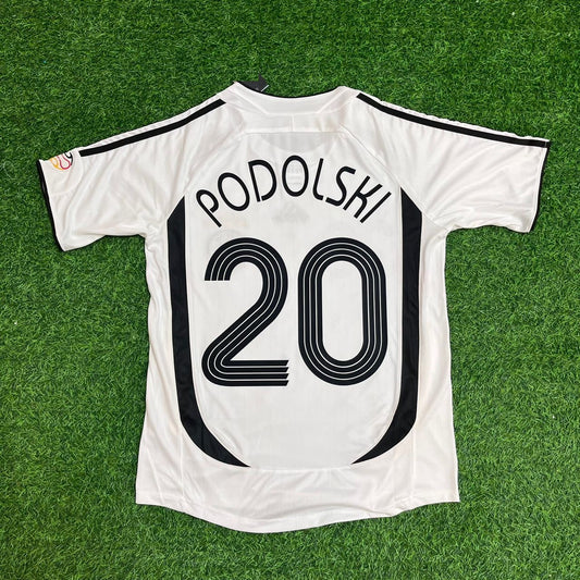 Lukas Podolski Germany 2006 World Cup Retro Football Jersey Kit