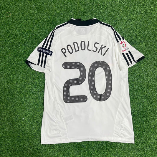 Lukas Podolski Germany EURO 2008 Retro Football Jersey Kit