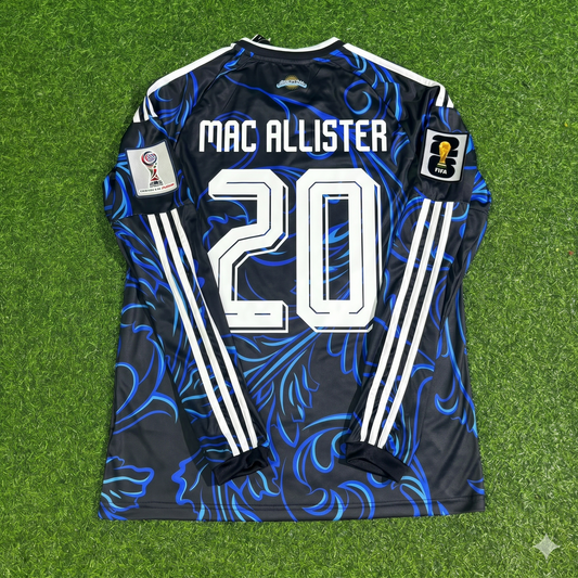 Alexis Mac Allister Argentina 2026 World Cup Long Sleeve Football Jersey