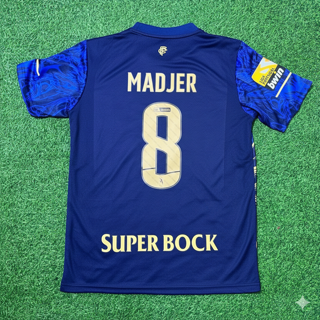 Rabah Madjer FC Porto Retro Football Jersey