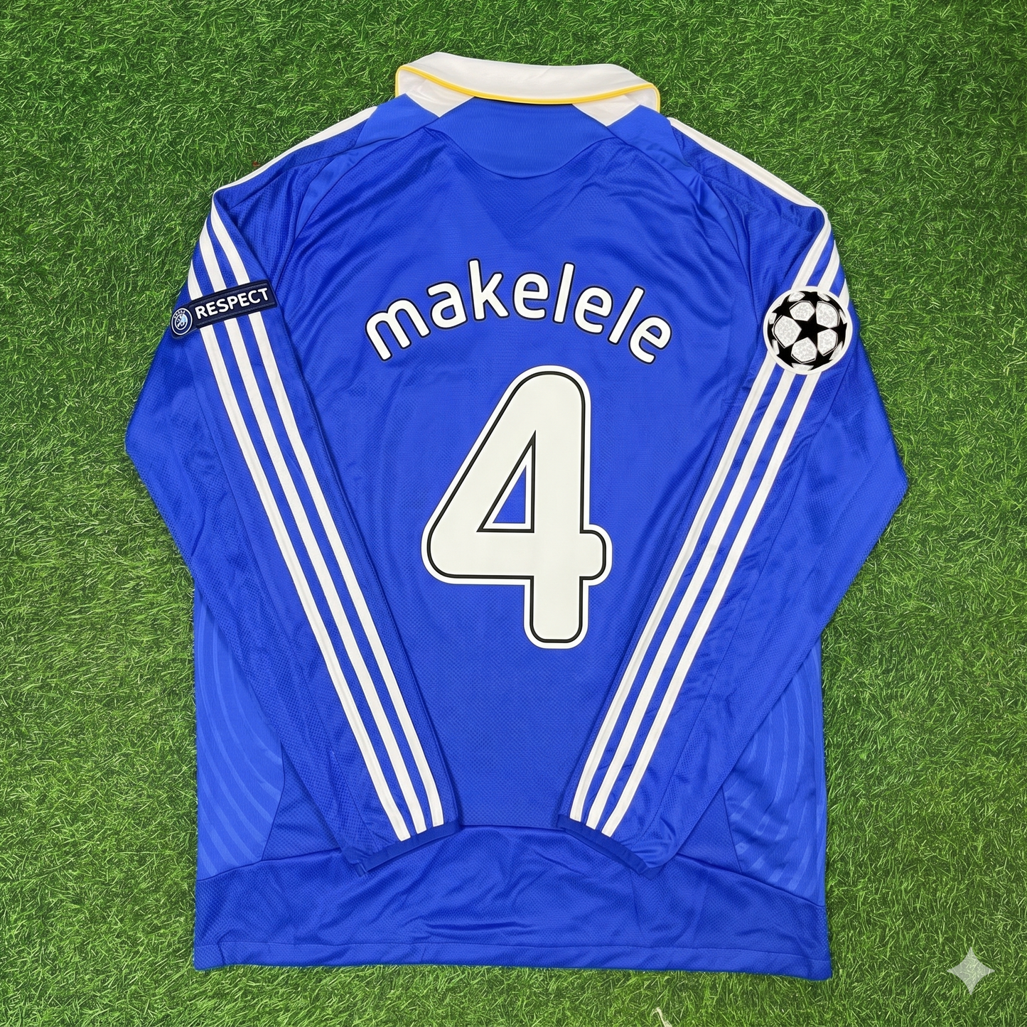 Claude Makelele Chelsea 2008 Champions League Final Long Sleeve Football Jersey