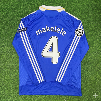 Claude Makelele Chelsea 2008 Champions League Final Long Sleeve Football Jersey