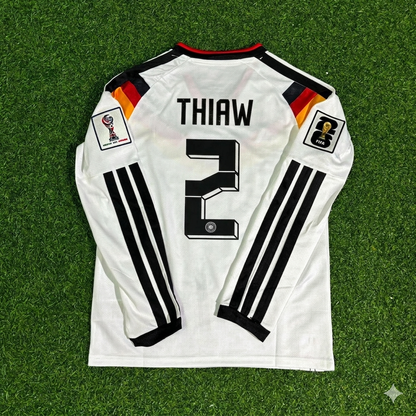 Malick Thiaw #2 Germany 2026 World Cup  Long Sleeve Home Football Jersey Kit