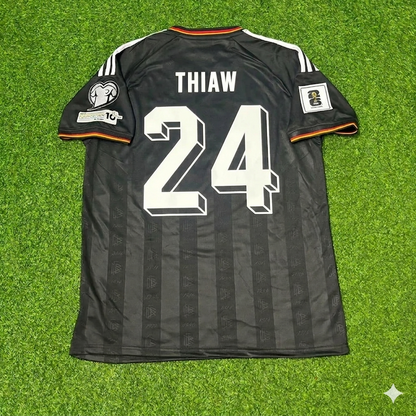 Malick Thiaw 2# Deutschland 2026 WM Schwarzes Fußballtrikot