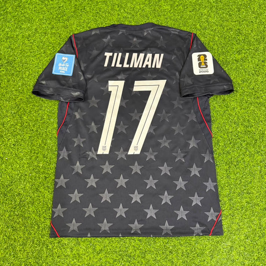 Malik Tillman USA 2026 World Cup Black Football Jersey