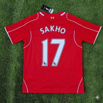 Mamadou Sakho 17- Liverpool 2014/15 Home Retro Kit Jersey Trikot Maillot Soccer Shirt