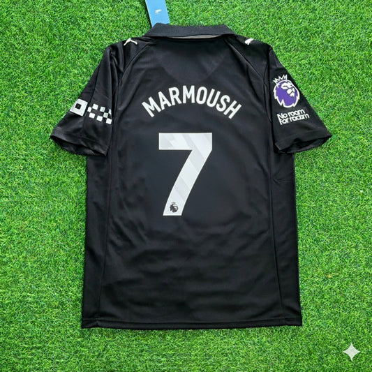 Omar Marmoush Manchester City Black New Season 2026 Jersey Maillot