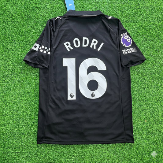 Rodri Manchester City Black New Season 2026 Jersey Maillot