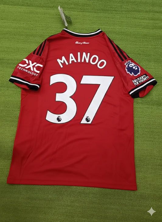 Kobbie Mainoo Manchester United  New Season 2026 Jersey Trikot Maillot Soccer Shirt