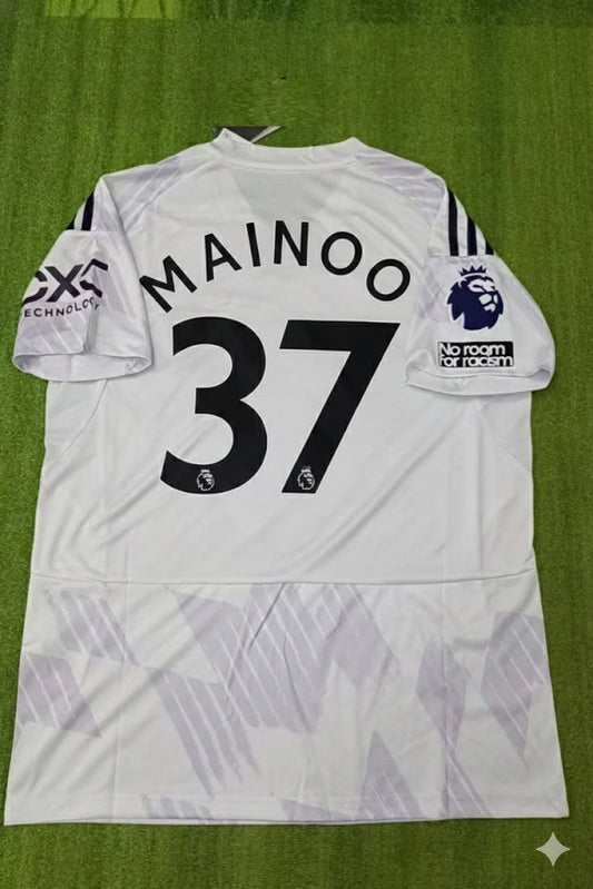 Kobbie Mainoo Manchester United  New Season 2026 Jersey Trikot Maillot Soccer Shirt