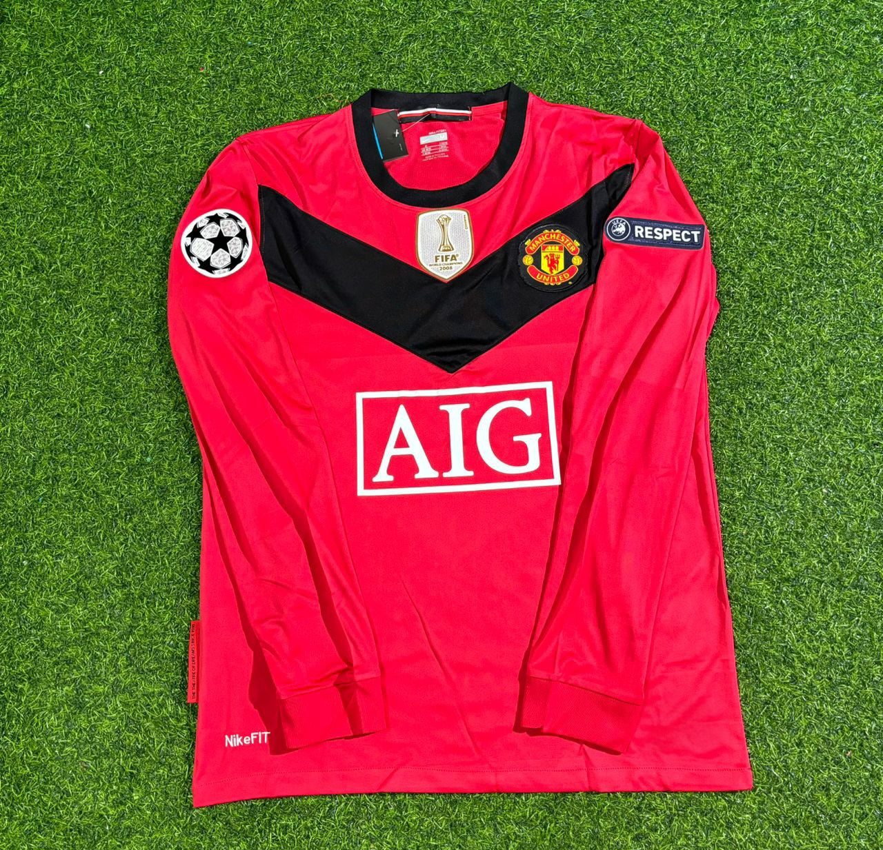 Manchester United Retro Long Sleeve Football Jersey