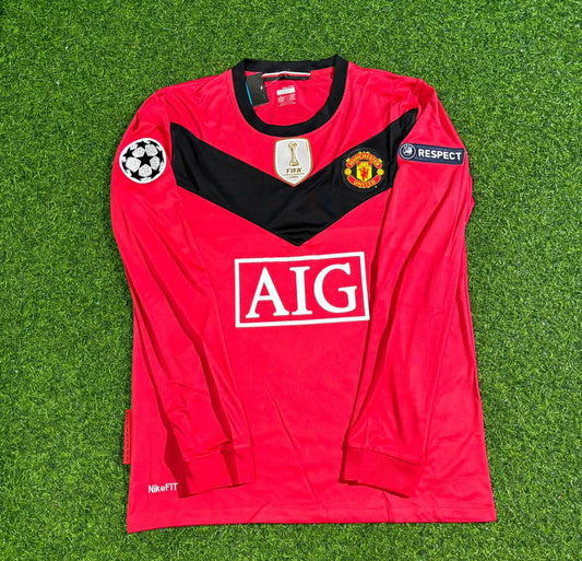Manchester United Retro Long Sleeve Football Jersey