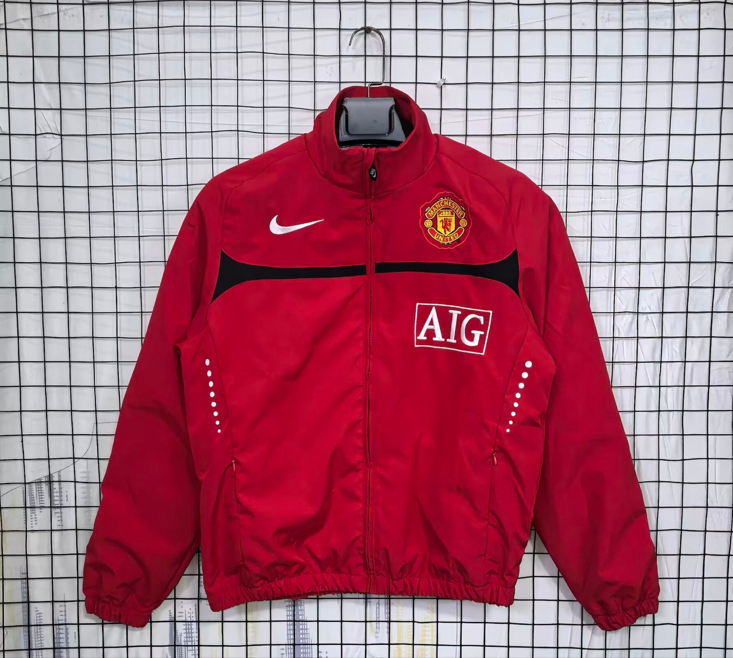 Manchester United 2010 Retro Windbreaker Jacket