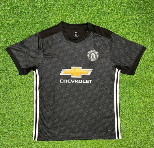 Manchester United 2017-2018 Black Retro Football Jersey