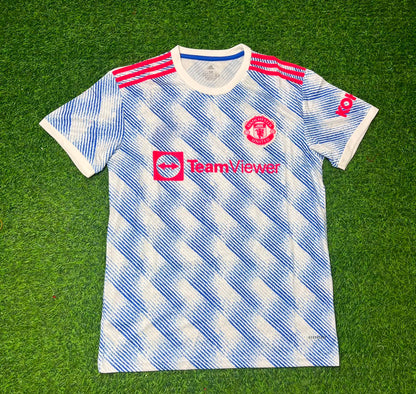 Manchester United 2021-2022 Final Season Away Retro Football Jersey