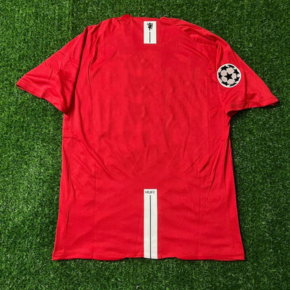 Manchester United Champions League Final Moscow 2008 Retro Red Football Shirt