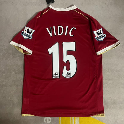 Nemanja Vidic Manchester United Kinder 2006/07 Rotes Kit Fußballtrikot KinderTrikot Maglia Fußballshirt