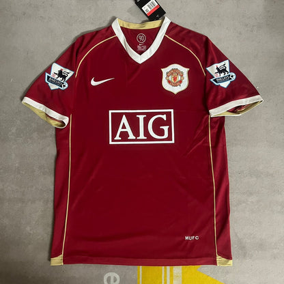 Nemanja Vidic Manchester United 2006/07 Rotes Trikot Trikot Maglia Fußballtrikot