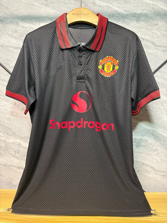 Manchester United New Polo Neck Polokragen Tshirt
