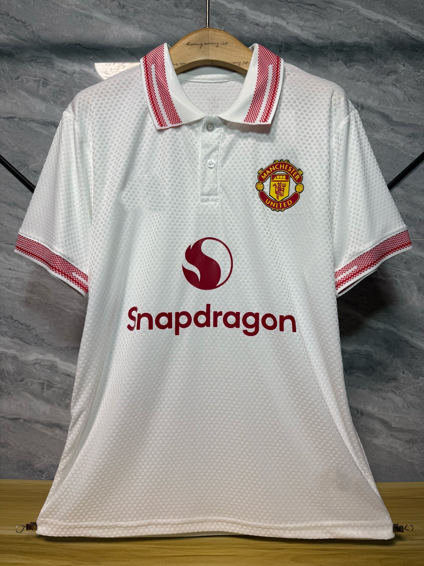 Manchester United New Polo Neck Polokragen Tshirt
