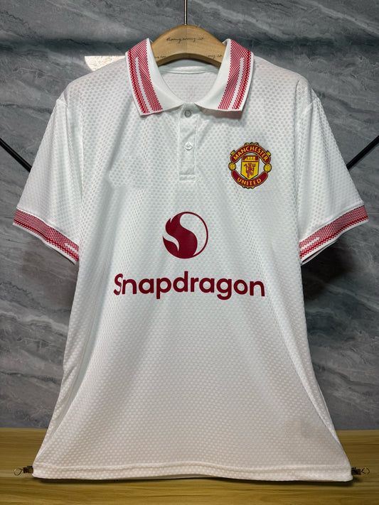 Manchester United New Polo Neck Polokragen Tshirt