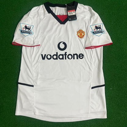Manchester United 2002/2003 White Retro Jersey