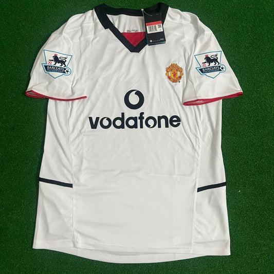 Manchester United 2002/2003 White Retro Jersey