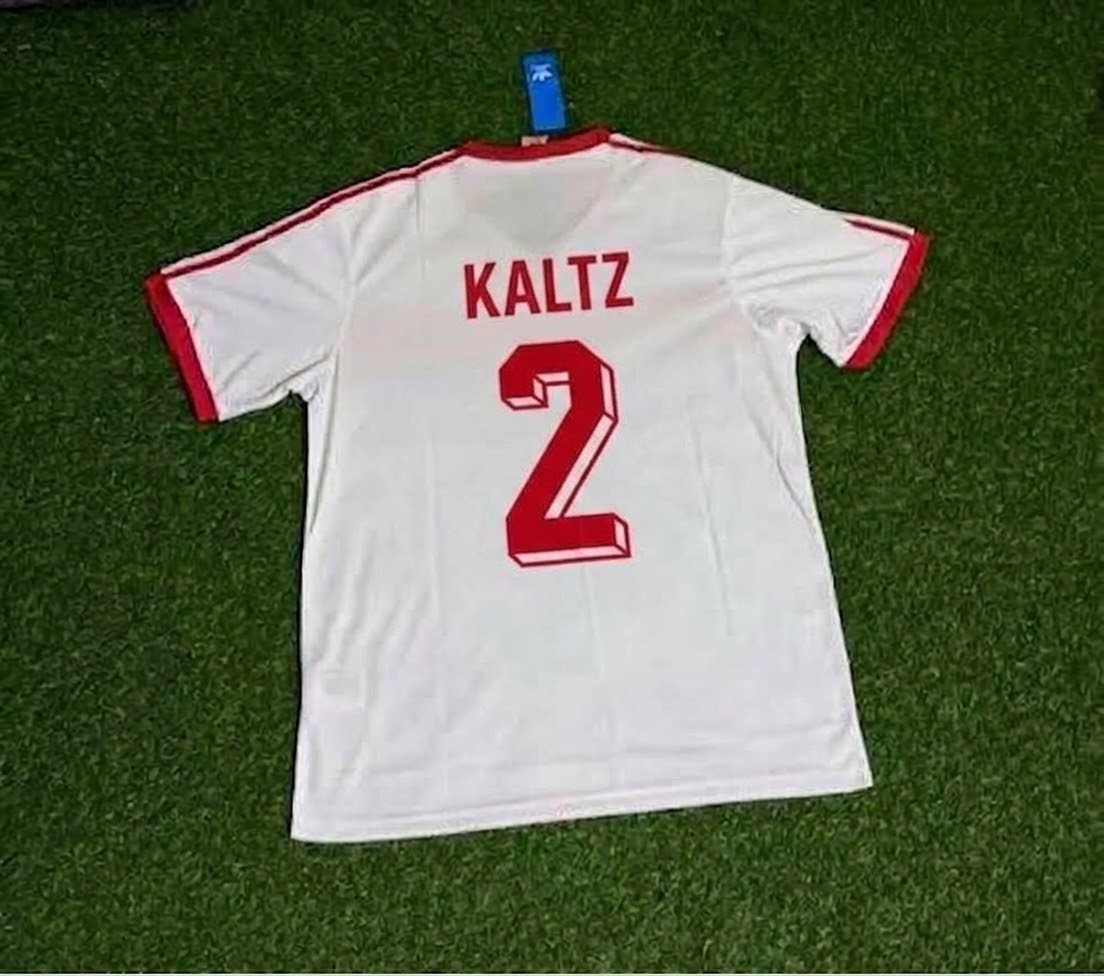 Manfred Kaltz #2 Hamburger SV Retro Heimtrikot 1983 Weiß Fußball Trikot