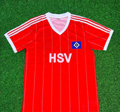 Hamburger SV 1982-1983 Red Retro Fußballtrikot