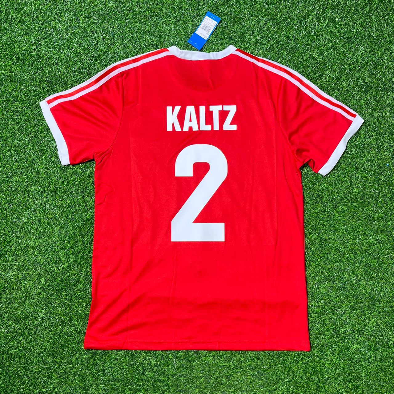 Manfred Kaltz Hamburger SV Rotes Heimtrikot Retro Fußballtrikot