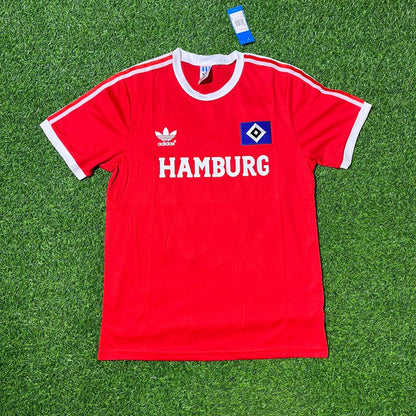 Rafael Van der Vaart Hamburger SV Rotes Heimtrikot Retro Fußballtrikot