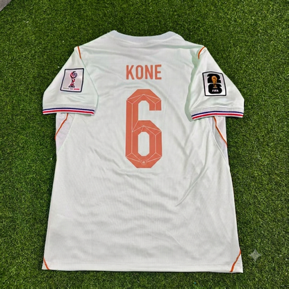 Manu Kone #6 France 2026 World Cup Away Jersey