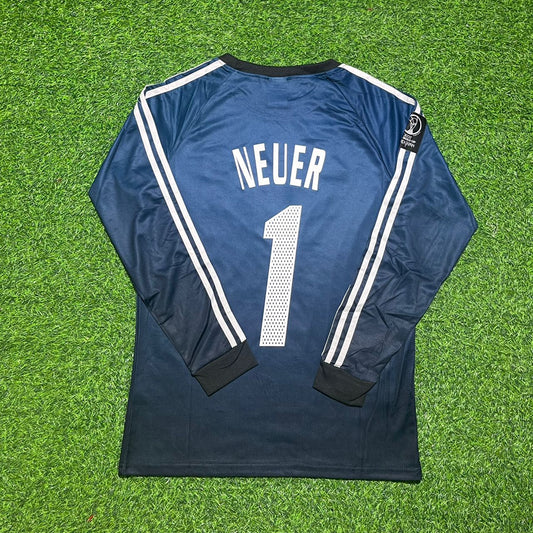 Manuel Neuer – Germany Deutschland Goalkeeper Retro Kit Jersey – | Trikot | Maillot Soccer Shirt