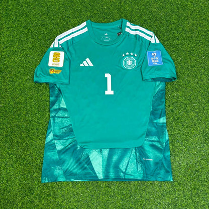 Manuel Neuer Germany 2026 World Cup Goalkeeper Legacy Patch Football Jersey