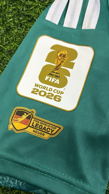 Manuel Neuer Germany 2026 World Cup Goalkeeper Legacy Patch Football Jersey