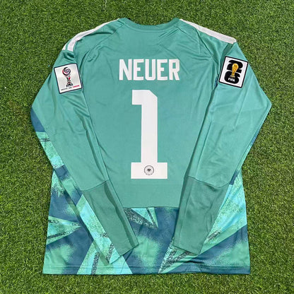 Manuel Neuer Germany 2026 World Cup Goalkeeper Long Sleeve Football Jersey