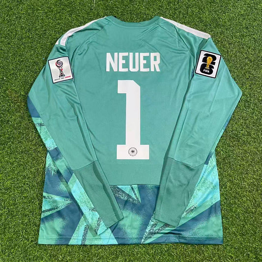 Manuel Neuer Germany 2026 World Cup Goalkeeper Long Sleeve Football Jersey