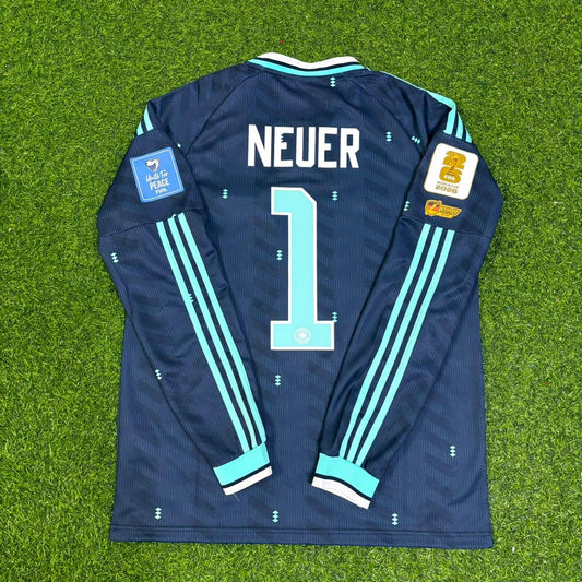 Manuel Neuer Germany 2026 World Cup Goalkeeper Special Legacy Patch Long Sleeve Football Jersey