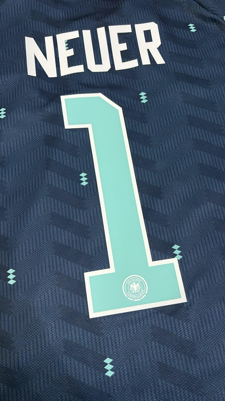 Manuel Neuer Germany 2026 World Cup Goalkeeper Special Legacy Patch Long Sleeve Football Jersey