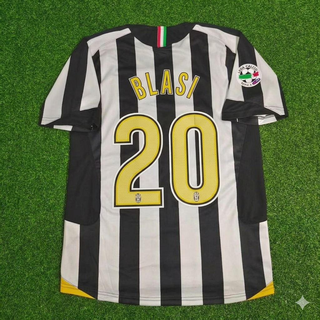 Manuele Blasi Juventus 2005-2006 Retro Jersey | Kit | Trikot | Maillot Soccer Shirt