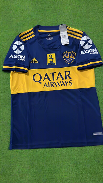 Diego Armando Maradona Boca Juniors Commemorative Retro Jersey Trikot Maglia Soccer Shirt